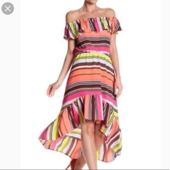 Charles Henrey Dresses & Skirts - NWT Charles Henry Off the Shoulder High Low Dress